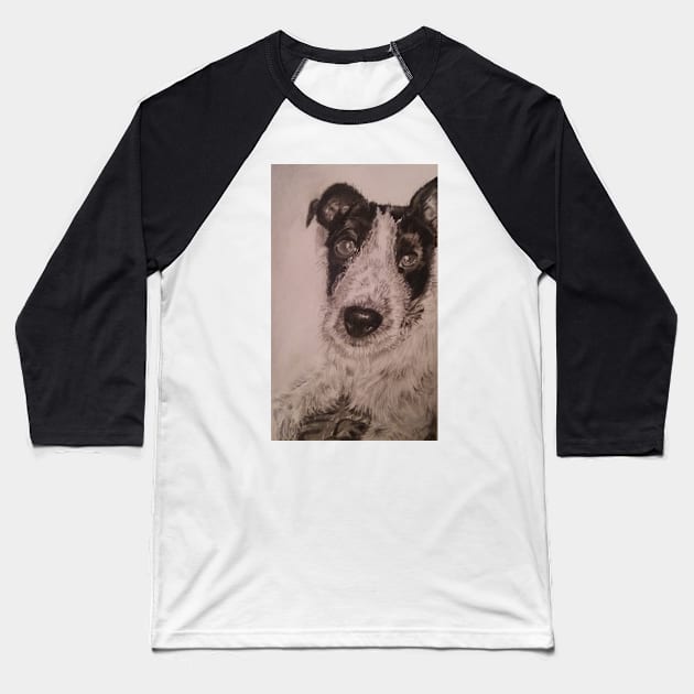 Terrier by AllansArts Baseball T-Shirt by AllansArts